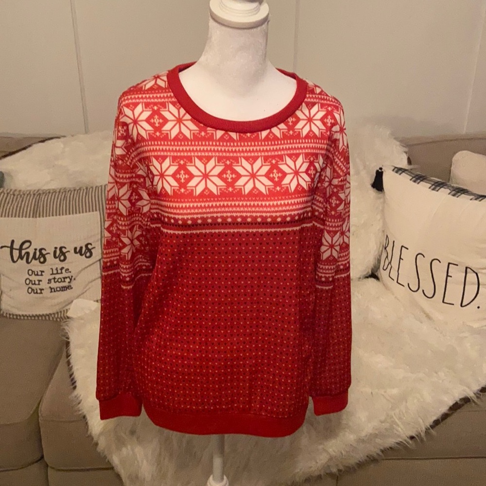 Women’s designer long sleeve top size xl